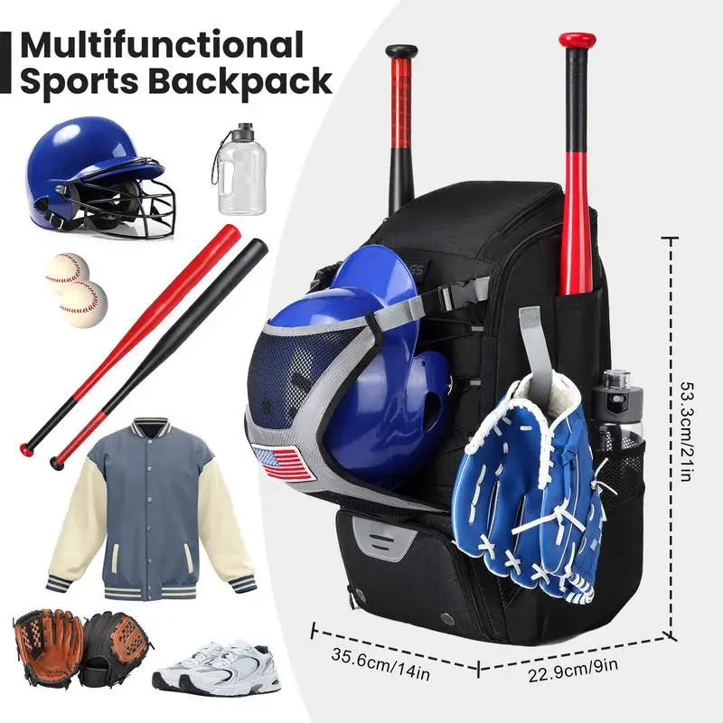 Large Capacity Baseball Softball Bag